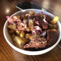 Loaded vegan fries  at The Bluebrick in Wolverhampton