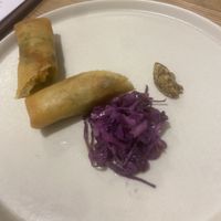vegan fried spring rolls   at Tachibana Saryou in Kisarazu