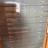 Menü   at Luna Bar in Aveiro