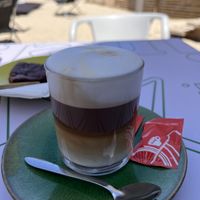 Cappuccino   at Luna Bar in Aveiro