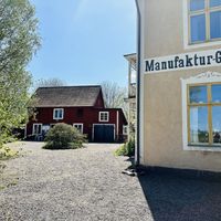 Outside  at Levanders Lanthandelsmuséum in Holsbybrunn
