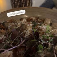 Truffle gnocchi   at Secco in Hamilton