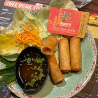Vegetable spring rolls  at Banana Tree - Covent Garden in London