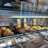 great selection of pastries. at 4 Amici al Bar in Livorno