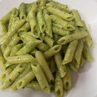 Penne with pesto  at 4 Amici al Bar in Livorno