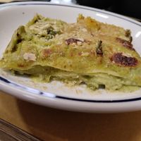 Great lasagna at 4 Amici al Bar in Livorno