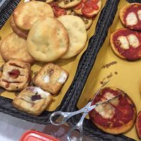 Pizzas  at 4 Amici al Bar in Livorno