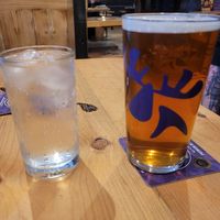 Soda Water and Golden Pale Ale at The Australia in Porthmadog