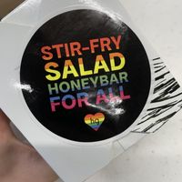 PRIDE SUPPORT 🖤  at honeygrow in Wyomissing