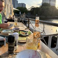 Vegan on the river.  at Spreedeck - Goldmund in Berlin