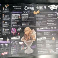 Menu 1 at Creams Cafe in Manchester