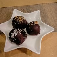 Tartufini bounty at Pizzeria Portamevia in Treviso