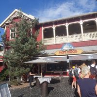  at Europa Park - Moby Dick Hot Dogs - Kiosk in Rust