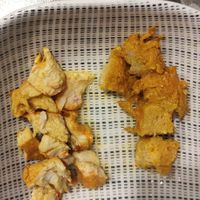 Don't trust if you're vegetarian. Ordered vegetarian soya but found one piece of chicken unfortunately. Been strict vegetarians this was really unpleasant.  at Uday's Indian Restaurant in Wolverhampton