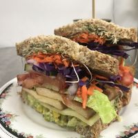 Santosha with Smoked Tofu at Cafe Santosha in Trexlertown