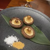 Shiitake mushrooms   at Gora Brewery & Grill in Hakone