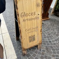 Board out front  at Par Faim Bio Glacier in Annecy