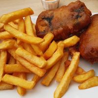 Tofish and chips at Fed By Plants in South East London