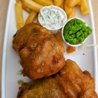 Tofish and chips at Fed By Plants in South East London