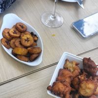 Plantains and bites at Fed By Plants in South East London