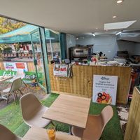 The inside, better hope it doesn't rain! at Fed By Plants in South East London