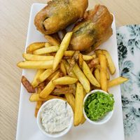 Award winning vegan fish & chips  at Fed By Plants in South East London