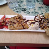 Waffles at Fed By Plants in South East London