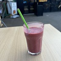 Berry smoothie  at Fed By Plants in South East London