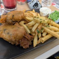 Tofish and chips ❤️ at Fed By Plants in South East London
