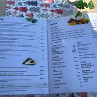 Menu   at Fed By Plants in South East London