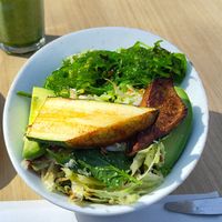 Super food salad at Fed By Plants in South East London