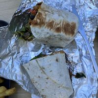 Chick’n wrap   at Fed By Plants in South East London