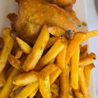 Tofish and chips at Fed By Plants in South East London