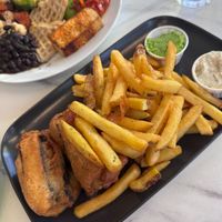 Tofish & chips at Fed By Plants in South East London