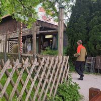 Selbstbedienungstheke at Bruckmayers Biergarten in Pottenstein