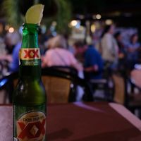 Beer at Asia Caribe in Isla Mujeres