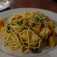 Singapore Noodles at Asia Caribe in Isla Mujeres