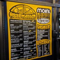Speisekarte 02.03.24 at Moini Steinofenpizza in Leipzig