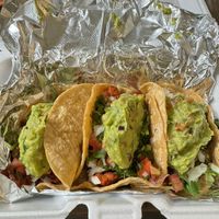 Vegan asada tacos  at Tlacoyo Mexican Grill in Deerfield