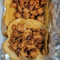 Vegan Carne Asada Tacos at Tlacoyo Mexican Grill in Deerfield