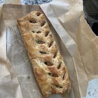 Plant based hrenovka (sausage)  at Mlinar Split Narodni Trg in Split