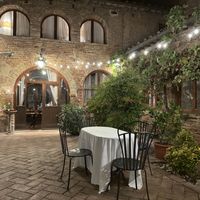   at Osteria Del Vicario in Certaldo