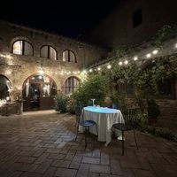   at Osteria Del Vicario in Certaldo