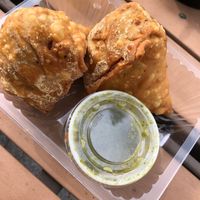 Samosas. at Spice Shuttle in Bentonville
