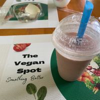 Berry smoothie .  at The Vegan Spot in Charlestown