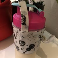 Soy milk in my own bottle  at Mr Bean - Square 2 in Central Singapore