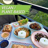 All vegan food options  at Kamala Café   in Rizal