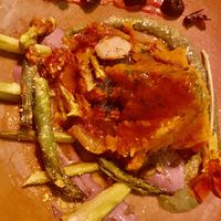 Vegan ‘lasagne'  at Wasihome in Huanchaco