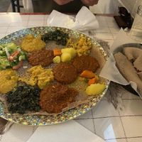 Veggie Combo at Lucy Ethiopian Restaurant in Denver