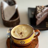 Pumpkin lattee  at Ranti Galapagos Coffee in Puerto Baquerizo Moreno